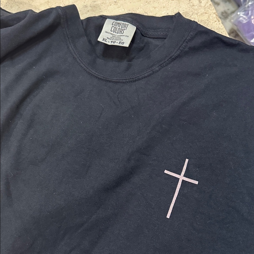 Blessed Is The Man Who Trusts In The Lord" T-Shirt Christian Tee Shirt NWOT XL - Picture 3 of 3